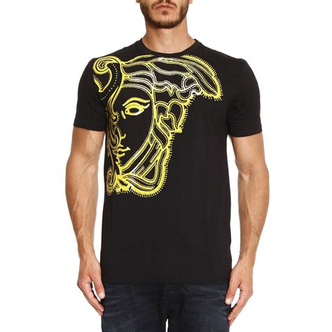 versace t-shirt v800637 schwarz|versace clothing for men.